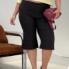 Samaira Capri Pant Black Curve