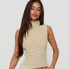 Ford Top Butter / Chocolate Polka Dot