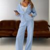 All Day Straight Leg Sweatpants Icy Blue