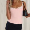 Renaissance Corset Top Pink / White