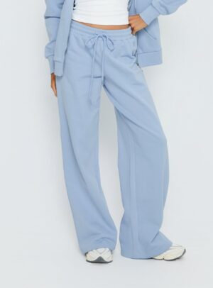 Alternative view of All Day Straight Leg Sweatpants Icy Blue
